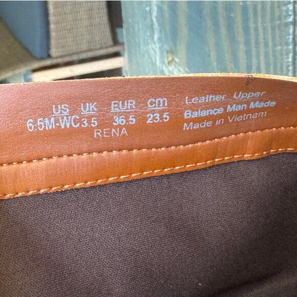 NATURALIZER RENA CIDER Wide Calf Riding Boots, NEW in BOX, size 6.5, Tan leather - Picture 4 of 16